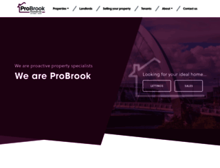 probrookproperties.co.uk screenshot