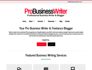 probusinesswriter.com screenshot
