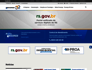 procergs.rs.gov.br screenshot