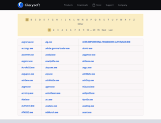 processes.glarysoft.com screenshot