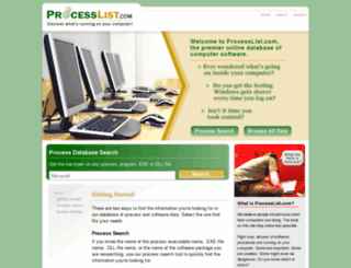 processlist.com screenshot