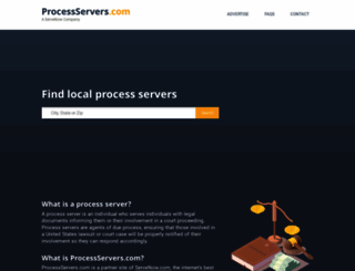 processservers.com screenshot