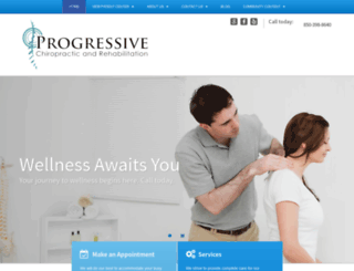 prochiropracticrehab.com screenshot