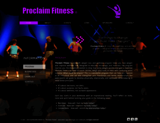 proclaimfitness.com screenshot