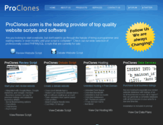 proclones.com screenshot
