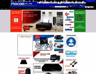 procom-mart.com screenshot