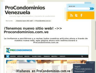 procondominiosvenezuela.wordpress.com screenshot