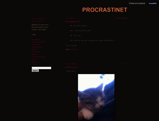 procrastinet.com screenshot