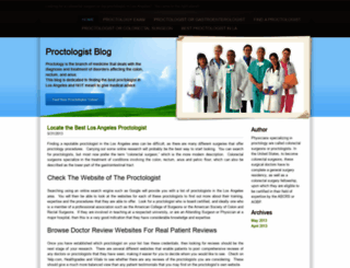 proctologist.weebly.com screenshot