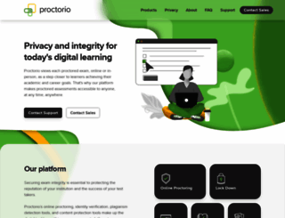 proctorio.com screenshot