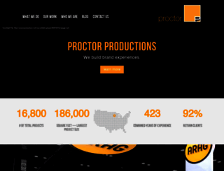 proctorproductions.com screenshot