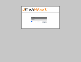 procurement.itradenetwork.com screenshot