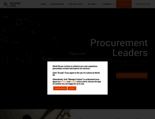 procurementleaders.com screenshot
