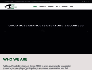procurementmonitor.org screenshot