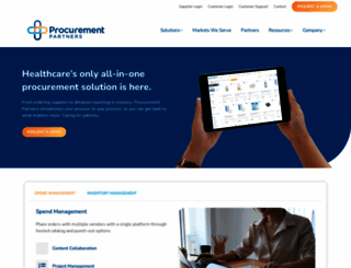 procurementpartners.com screenshot