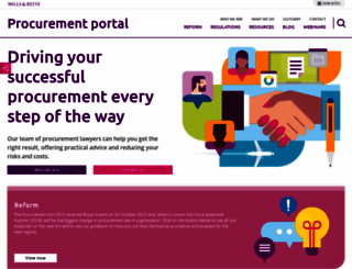 procurementportal.com screenshot