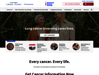 prod.cancer.org screenshot