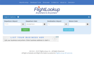 prod.flightlookup.com screenshot