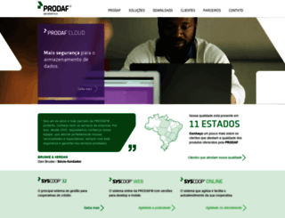 prodaf.com.br screenshot