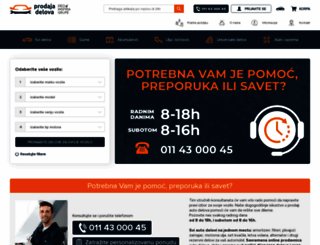 prodajadelova.com screenshot