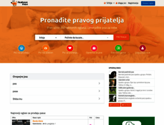prodajapasa.com screenshot
