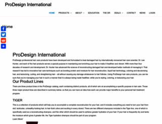 prodesignhair.com screenshot