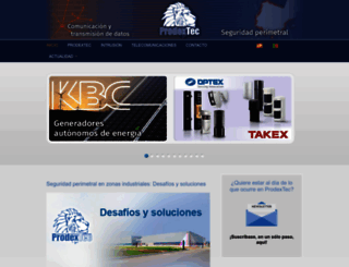 prodextec.es screenshot