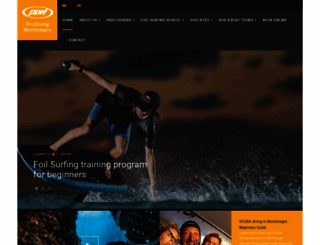 prodivingmontenegro.com screenshot