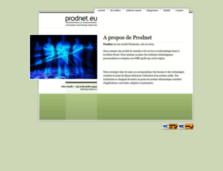 prodnet.eu screenshot