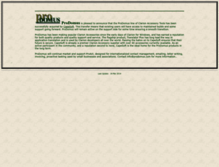 prodomus.com screenshot