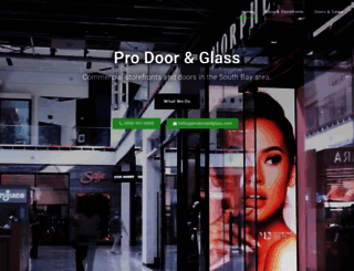 prodoorandglass.com screenshot