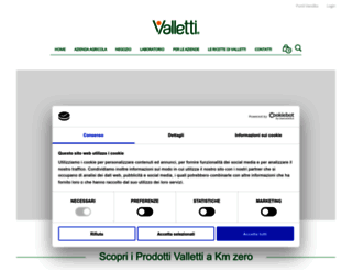 prodottivalletti.com screenshot