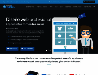 produccioneswebs.com screenshot