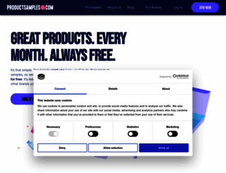 product-samples.com screenshot