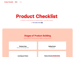 productchecklist.co screenshot