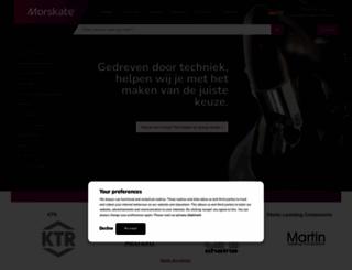 producten.morskateaandrijvingen.nl screenshot