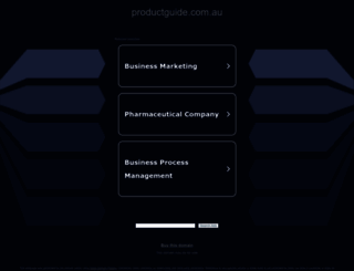 productguide.com.au screenshot