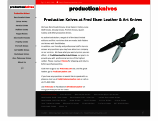 production-knives.com screenshot