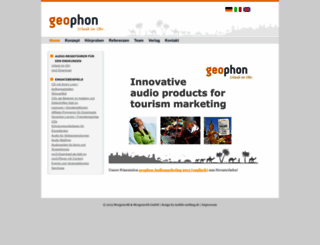 productions.geophon.de screenshot
