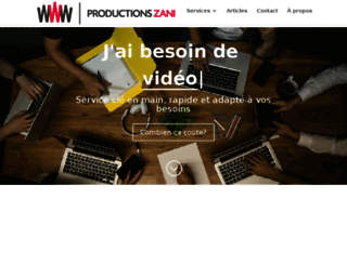 productionszani.com screenshot