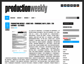 productionweekly.com screenshot