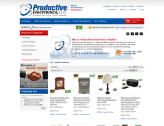 productiveelectronicsllc.com screenshot