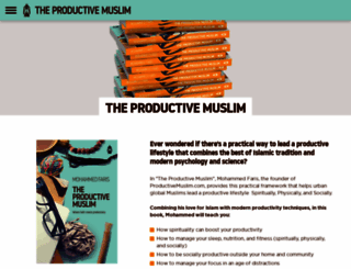 productivemuslimbook.com screenshot