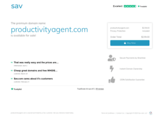 productivityagent.com screenshot
