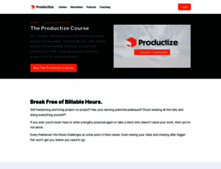 productizecourse.com screenshot
