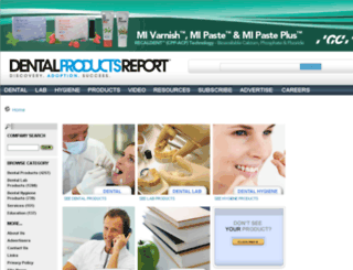 products.dentalproductsreport.com screenshot