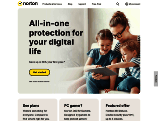 products.norton.com screenshot