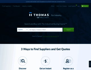 productsourcing.thomasnet.com screenshot