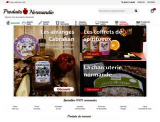 produits-normandie.fr screenshot