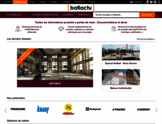 produits.batiactu.com screenshot